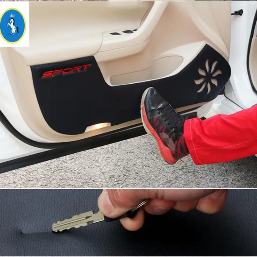 Yimaautotrim авто аксессуар Внутренняя дверь защитная накладка наклейки Накладка