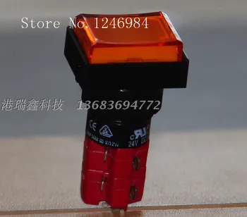 

[SA]M16 lock- orange reset button Progressive Alliance DECA Taiwan rectangular dual jog switch D16LMT1-2AB--10pcs/lot