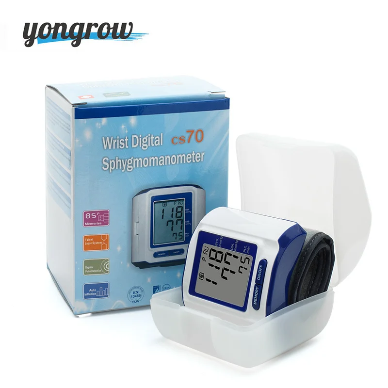 Yongrow Wrist Blood Pressure Monitor Automatic Health Care Portable
