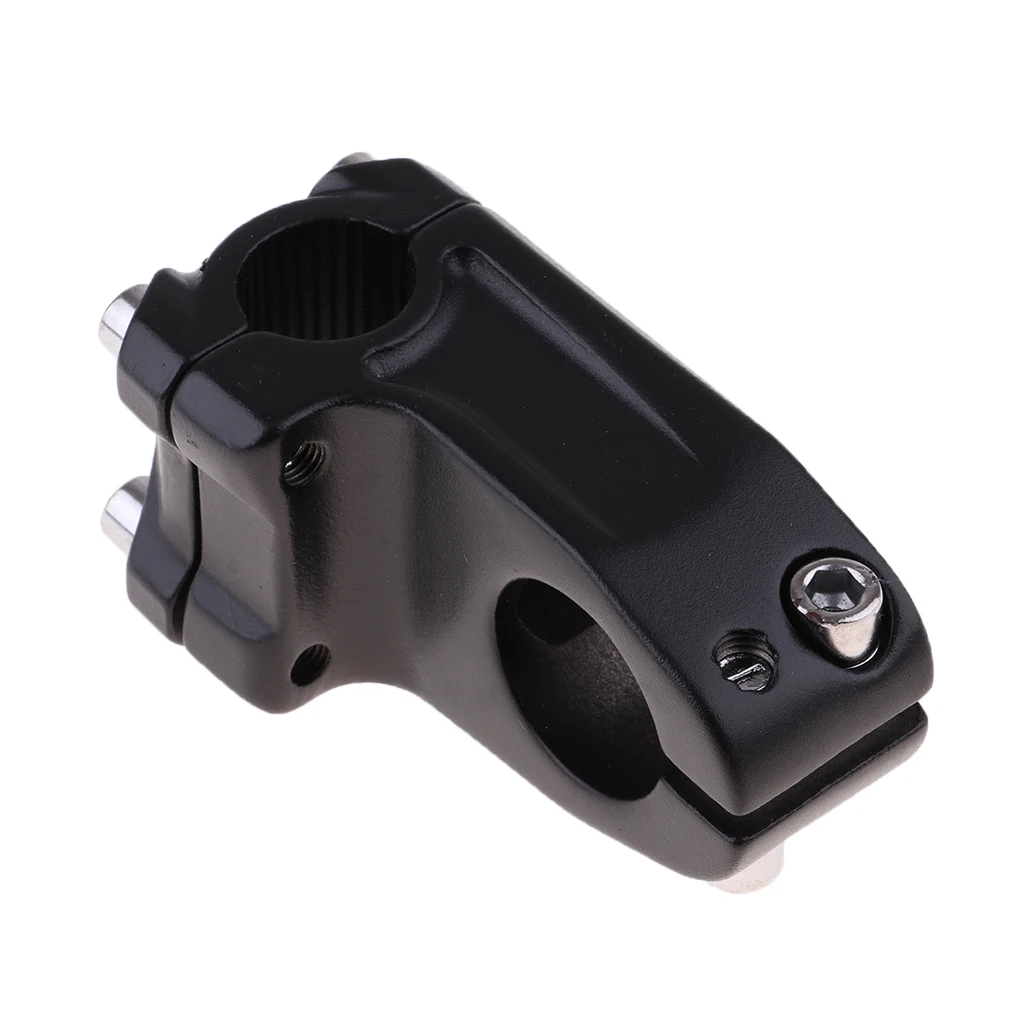 Aluminum Alloy Fixed Cycling Mountain Bike Short Handlebar Stem Riser for Track Bike, BMX, Downhill Bike