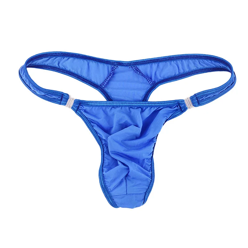 Мужские сексуальные трусы с низкой талией Coolflex Ice Silk g-стринги T-back нижнее белье один размер 26-32 дюйма