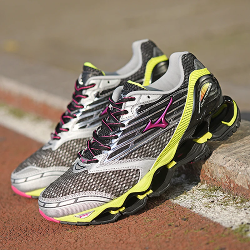 

New Mizuno Wave Prophecy 5 Professional Weightlifting Shoes Air Cushioning 7 color Women Sneakers Original Sneakers Size 36-41