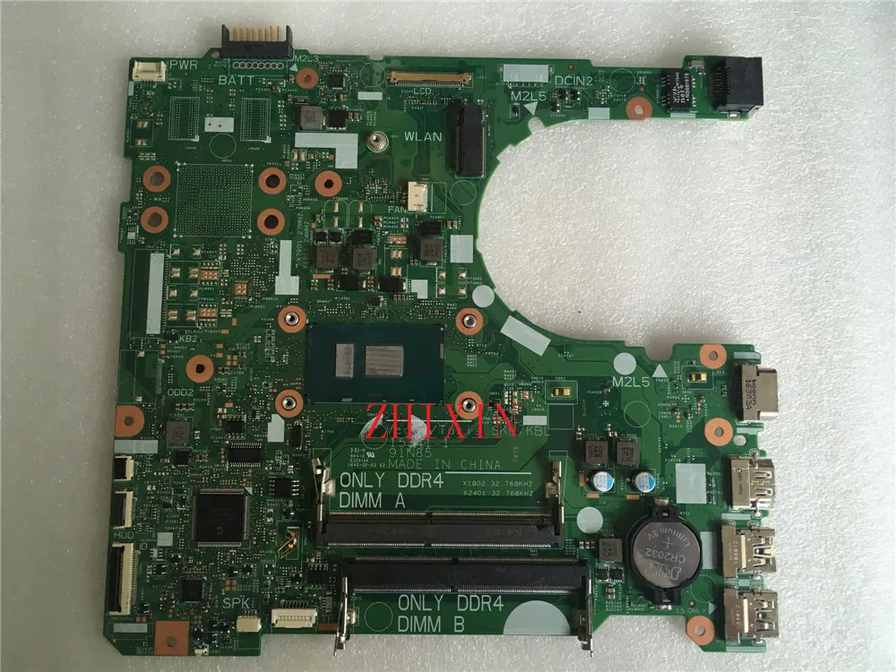 

yourui For Inspiron 15 3568 laptop Motherboard integrated 15341-1 91N85 I3 7100U SR2ZW 1CM9N 01CM9N CN-01CM9N mainboard
