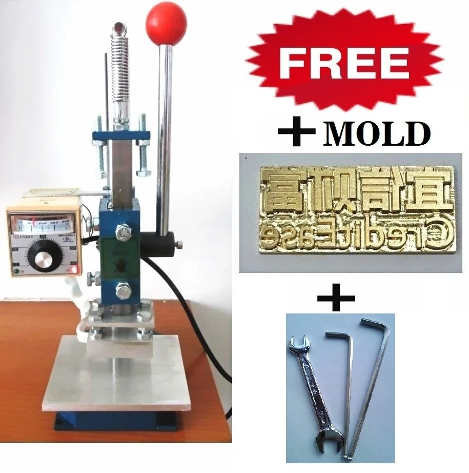 Buy Leather Embosser Machine Hot Foil Embossing
