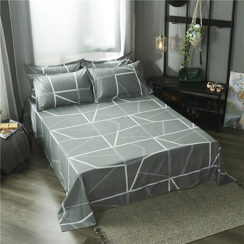 

2019 New Product 1 piece 100% polyester printed large oversized flat sheets