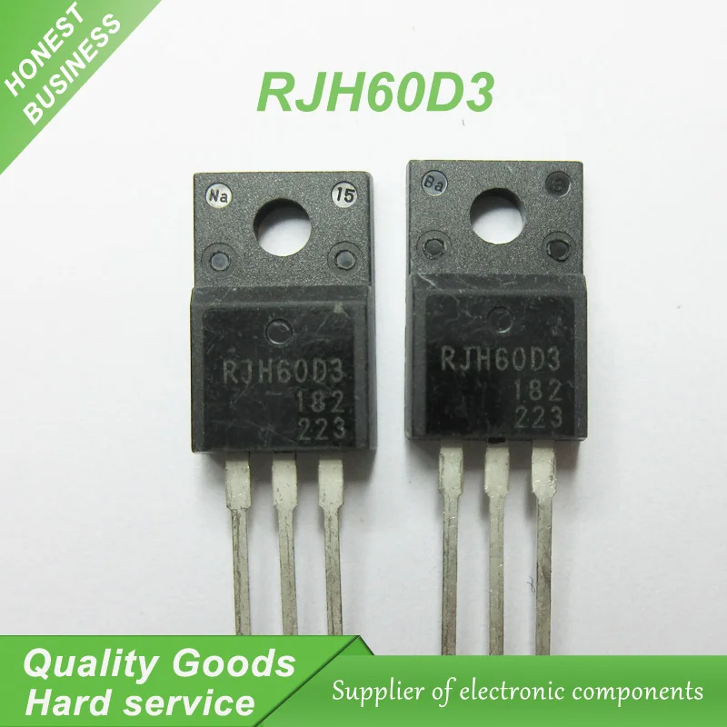 Бесплатная доставка 10 шт. RJH60D3DPP RJH60D3 TO 220F 100% новая Оригинальная гарантия