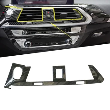 

1pcs Interior Central Dashboard Air Vent Cover Trim For BMW X3 G01 2018 ABS Car Styling Accessories Left Hand Drive Only