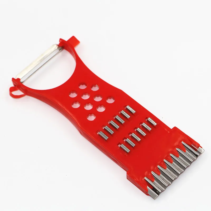 

Red color multi-function plastic mini chopping machine scraping cut shred scraper multi-purpose planer knife