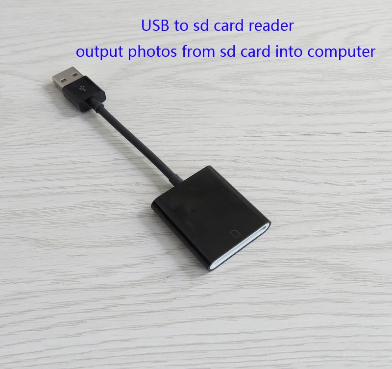 

USB 2.0 to SD Card reader Camera Reader for Computer output photos from sd card into computer