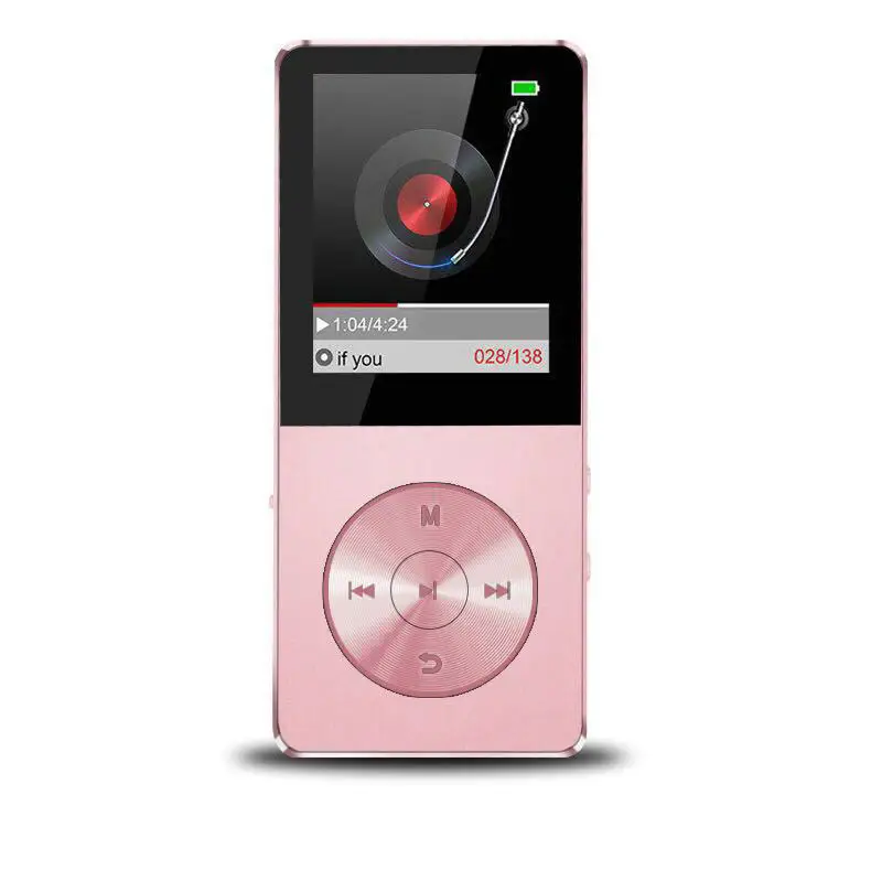 Оригинальный HiFi Металл ультратонкий MP3 MP4 музыкальный плеер Встроенный динамик 16