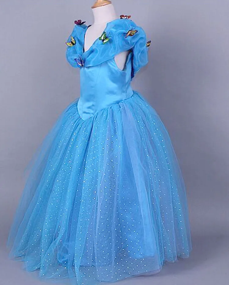 Party alloween Costumes kid girl children princess cinderella for gir