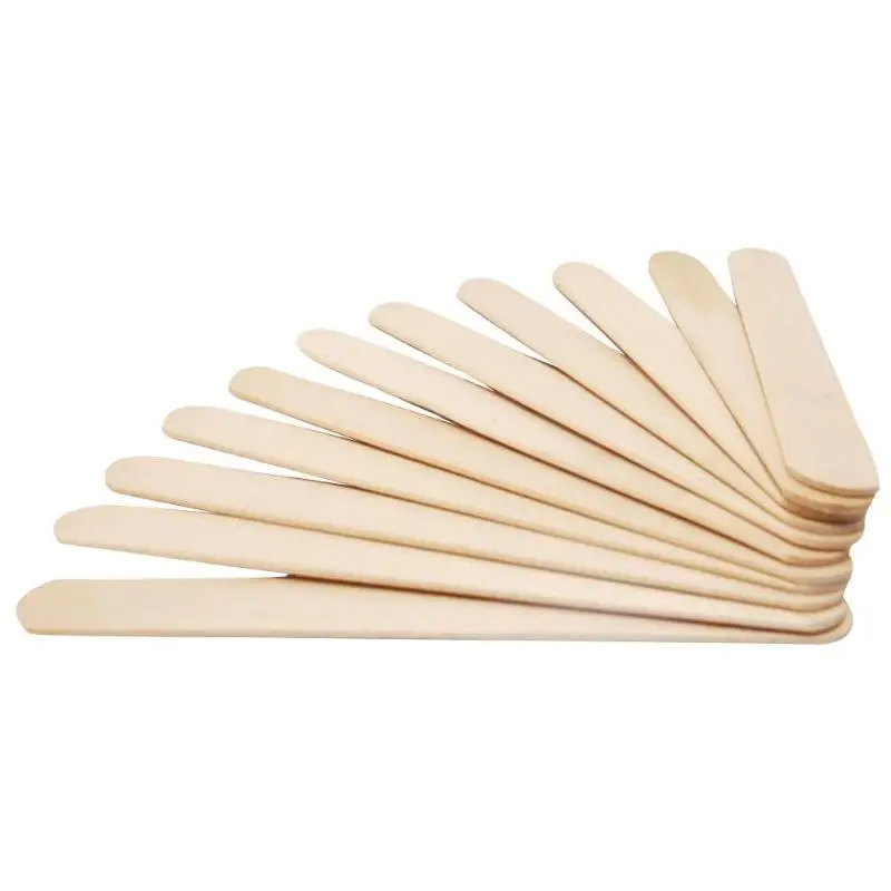 50 шт./лот Burlywood лед-палочка для леденца натуральные деревянные палочки для мороженого Детская ручной ремесленничество самодельный лед сливки палочки для сладостей