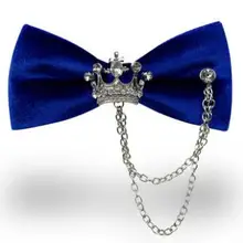 Мужской Мужская Человек Мужской моды платье британский бизнес торжественное платье жениха галстук-бабочка женские корейские лук красное вино