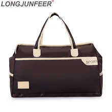 LONGJUNFEER, унисекс, Большая вместительная портативная Мужская нейлоновая дорожная сумка, Водонепроницаемая спортивная сумка для спортзала, светильник, сумка для багажа, женская сумка ZL036