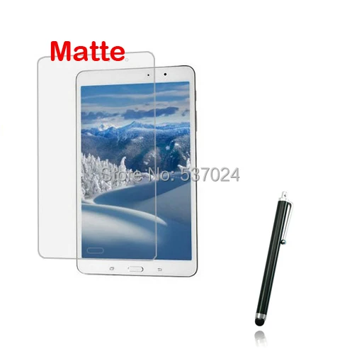 

Matte Matted Anti-Glare Anti-Fingerprint Screen Protector Film Guards +Stylus Pen for Samsung Galaxy Tab Pro 8.4 T320 T321 8.4"