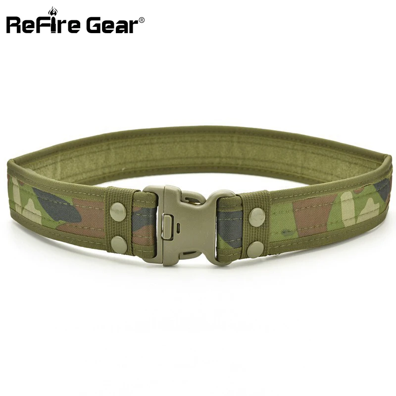 

Camouflage Tactical Army Belt For Men SWAT Military Equipment Combat Belt Male Thicken Nylon Camo Airsoft Paintball Waist Belts