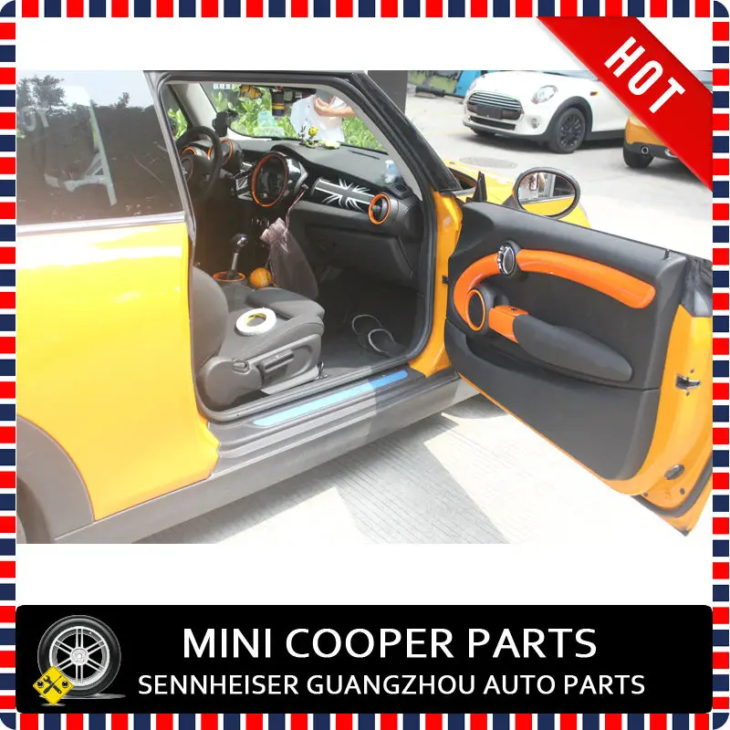 Последняя модель mini cooper стиль mini Ray оранжевый ABS Материал с защитой от ультрафиолетового излучения, двери комплект принадлежностей для mini cooper S F56(6 шт./компл