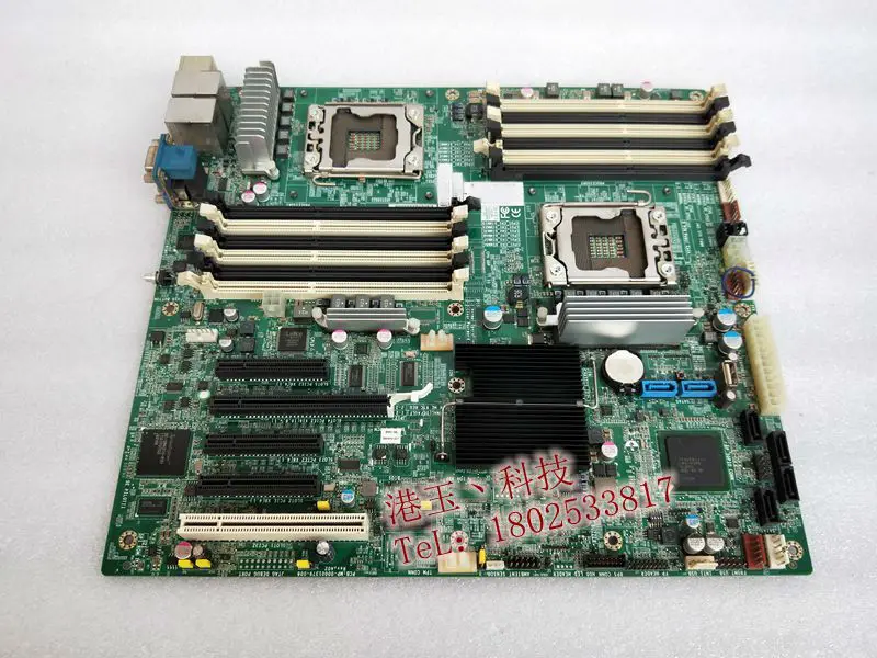519728 001 для материнской платы HP ProLiant ML150 G6 466611 002 X58 LGA1366 материнская плата на 100%