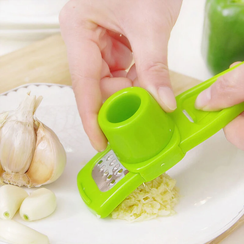 Multi Functional Garlic Presses Grater Planer Slicer Cutter Cooking Tool Kitchen Utensils Ginger Plastic Grinding | Дом и сад