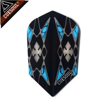 

CUESOUL 9pcs Professional Dart Flights Dart Tails Wings Cool Blue Pattern With Very High Quality