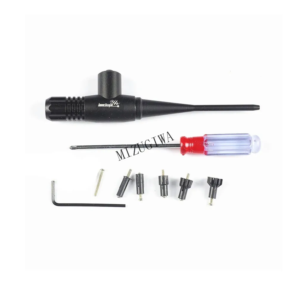 

Red Dot Laser Bore Sighter Collimator Kit for 0.22 to 0.50 Boresighter Hunting Rifle Caliber Professional Laser Scope
