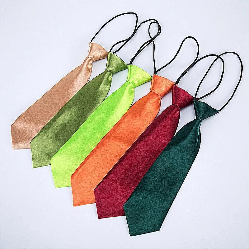 

Solid Neck Tie Bow Ties Wear for Children Boys Girls Students Kid Necktie Stage Performance Photograph Graduation Ceremony Shirt