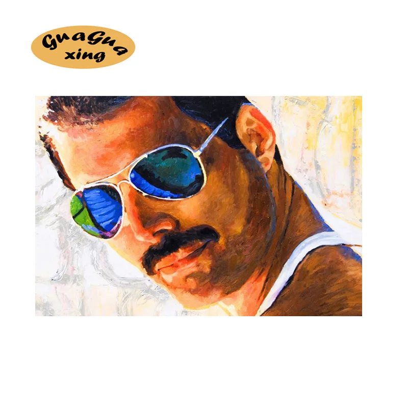 5D алмазная живопись сделай сам полностью круглая Алмазная вышивка Freddie Mercury
