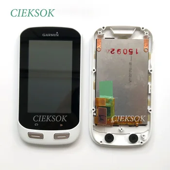 

LCD Screen with Touch Screen and Frame For Garmin EDGE 1000 GPS Meter Watch Titanium Multi-sport LM1561A01-1B Replacement Screen