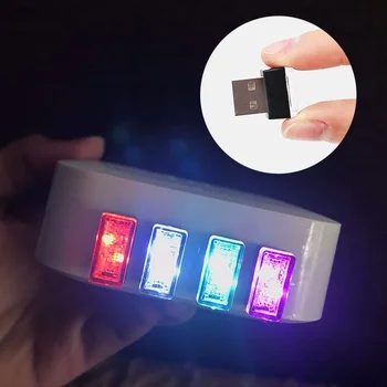 

USB Mini LED Night Light for Car Interior Lighting Lower Lamp for Porsche 911 918/Cayenne/Macan/Macan S/Panamera/Cayman/Carrera/