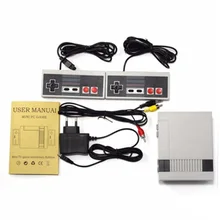 Мини ТВ ручной семейный отдых видео игровая консоль AV порт Ретро встроенный 500/620 классические игры 2 шт. геймпад игровой плеер