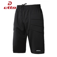 Etto новые профессиональные мужские футбольные Вратарские шорты форма Futbol тренировочный костюм спортивные короткие брюки HUC016