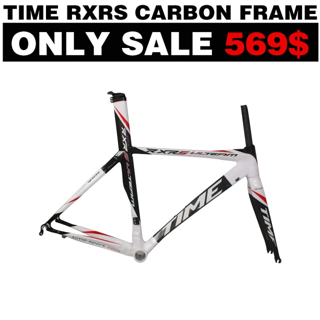 Cheap High quality ! TIME RXRS Ulteam Carbon frame, time package frame,bar,stem,holders. road bike carbon frame, size 49/51/53/55/57