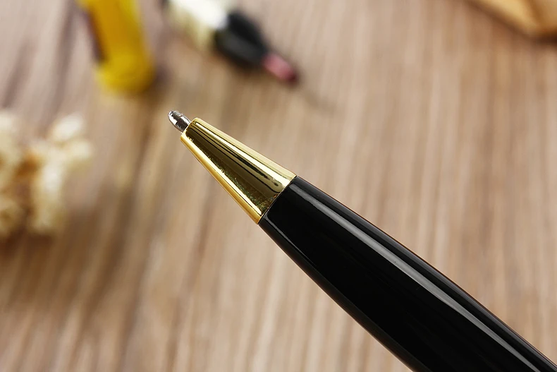 5 шт. шариковая ручка металл Materia шариковые ручки для школы офисные подарки поставки пишущий наконечник 0,7 мм чернил черный синий вращающийся стиль