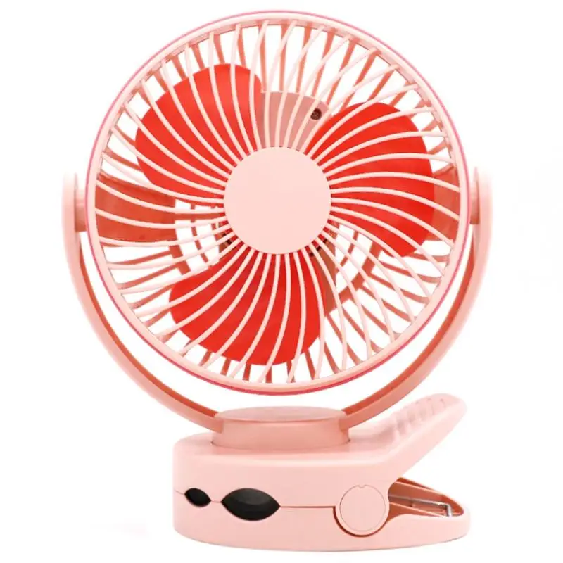 

New Usb Mini Fan Clip Charging Rotating Portable Desktop Silent Table Fan Student Dormitory