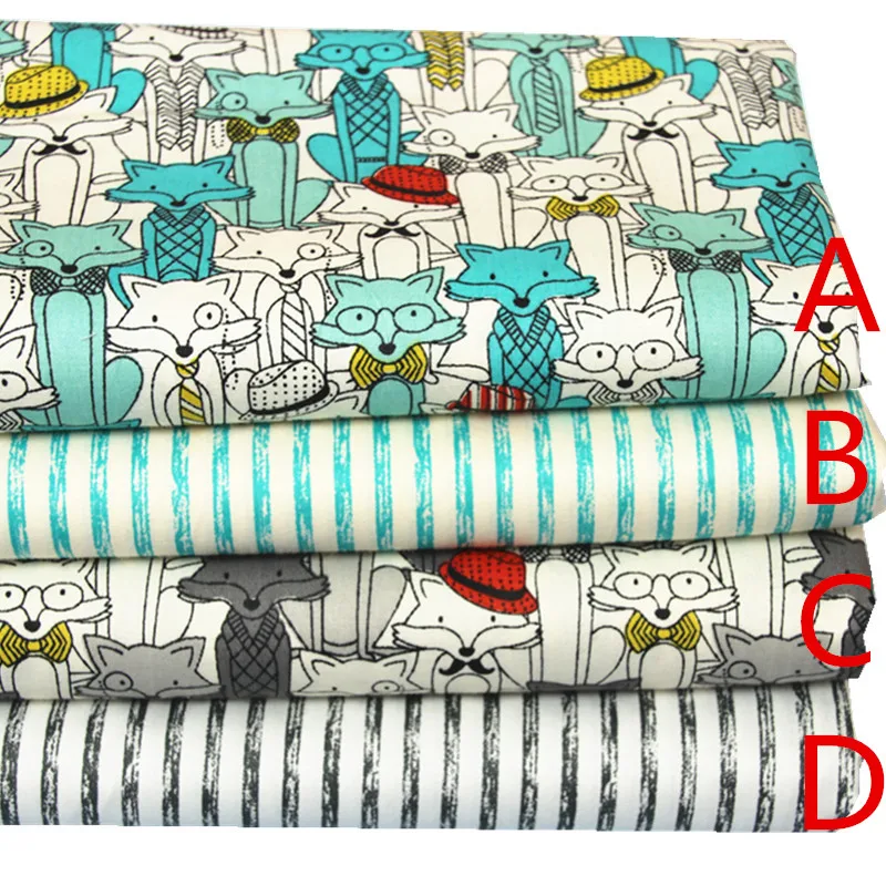 160CMx50CM fox nursery cotton fabric baby infant bedding linens cotton