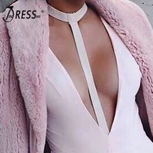 INDRESSME Горячая сплошной цвет эластичный бюстгальтер портупея для тела укороченный топ майки