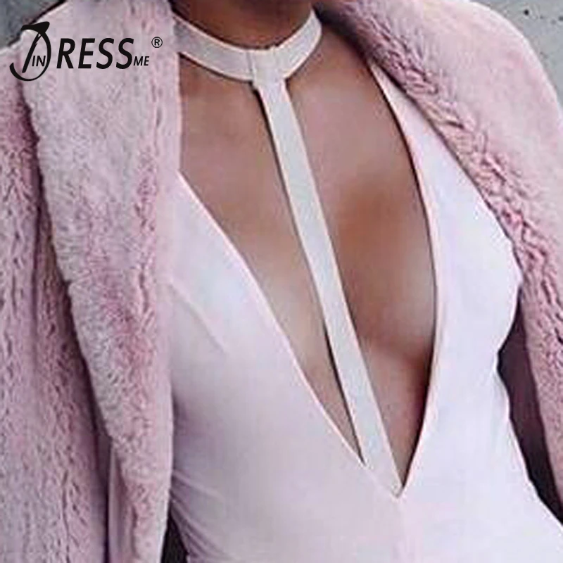 

INDRESSME 2019 Hot Solid Color Elastic Bra Body Harness Crop Top Tanks