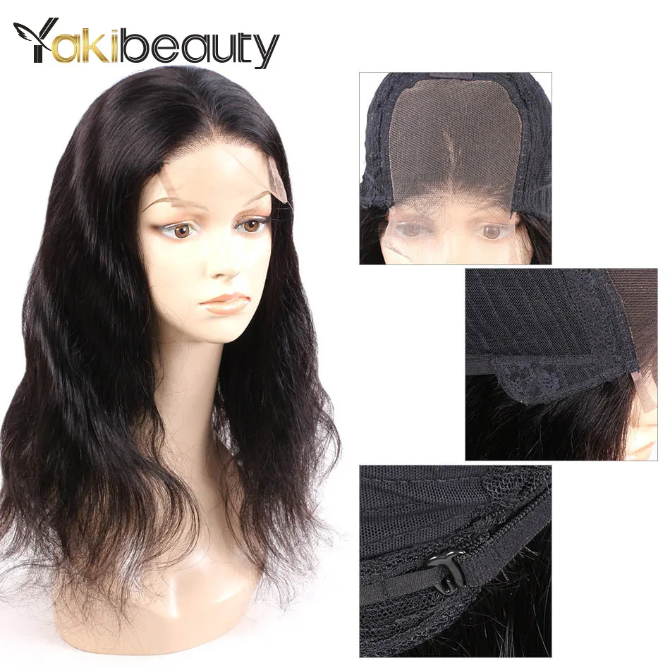 Yakibeauty 44 Lace Front U part Wigs Malaysian Body Wave Human Hair Wigs 150% Density Remy Hair Wig Pre Plucked With Baby Hair (81)