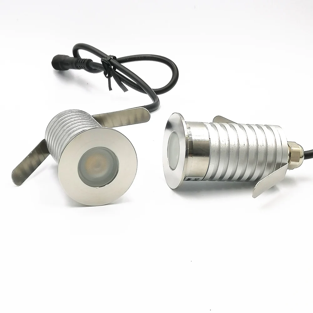 12 V 24 V IP67 1 W 3 W LED Einbau Deck Boden Licht Im Freien Wasserdichte Garten Unterirdischen LED Licht lampe Boden Landschaft Beleuchtung