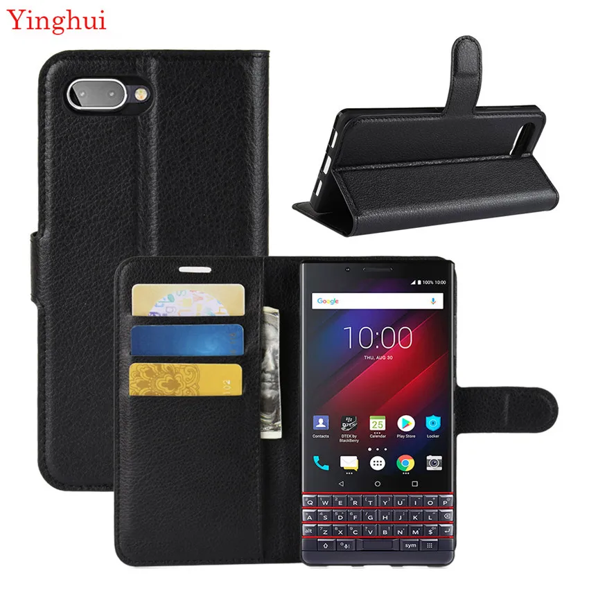 

For BlackBerry Key2 Case Flip Leather Phone Case For BlackBerry Key 2 le key 2 lite Wallet Leather Stand Cover Filp Cases