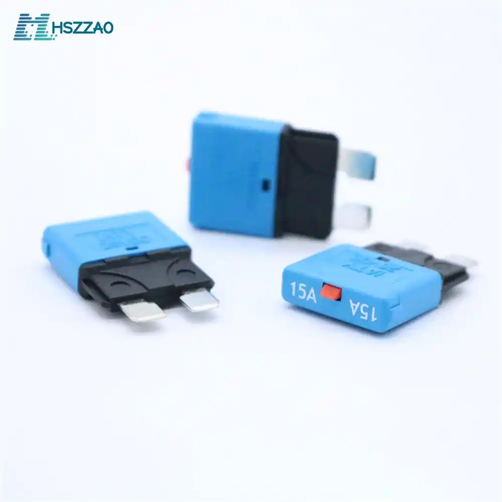 4 Pieces Fuse Circuit Breaker Manual Reset Mini Blade Car Truck 28V 10A+7.5A