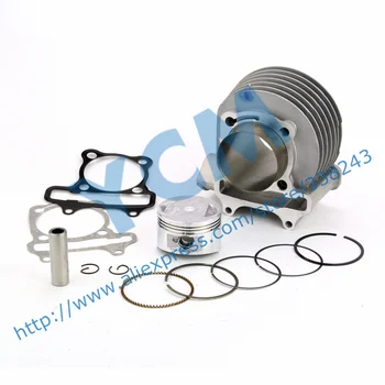 

Set of Cylinder Kit 58.5mm Chinese Scooter Engine GY6 125CC 150CC Modified Large Displacement Drop Shipping