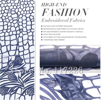 

Good looking Best quality embroidery lace fabric best quality JRB-19125 african tulle mesh lace for sawing dress