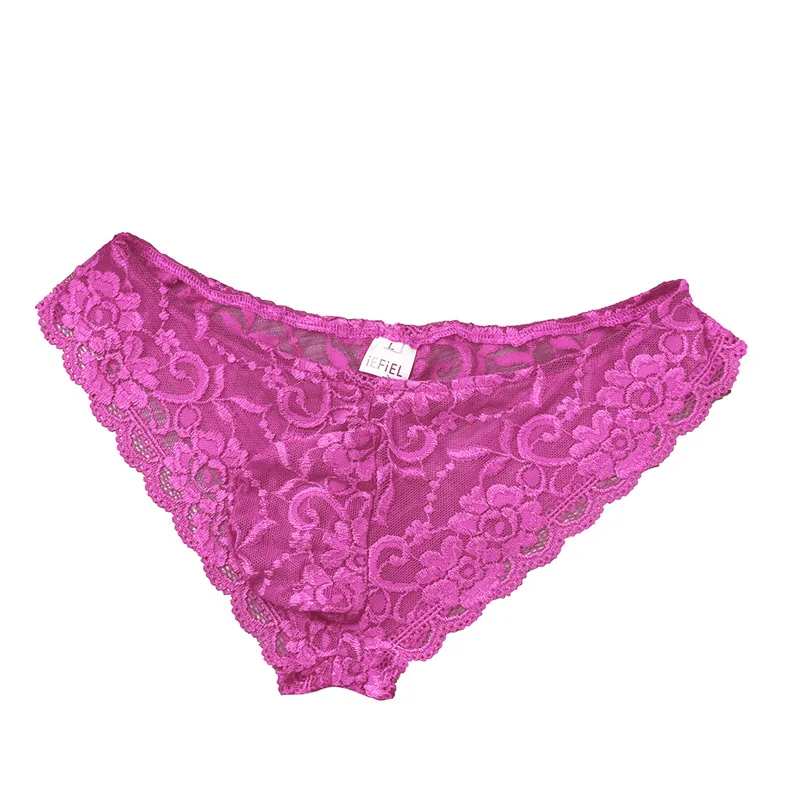 hosiery socks Sissy Lace Floral Sexy Panties Mens Briefs Gay Underwear Bulge Pouch Underpants Low Rise Briefs Sissy Lingerie for Man Nightwear c strings underwear