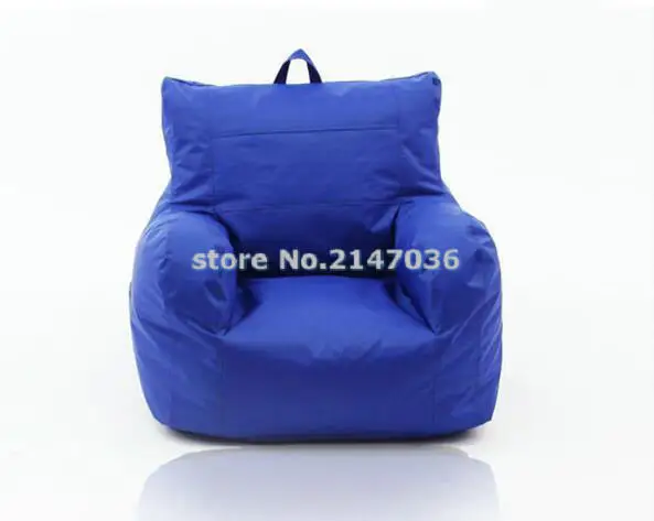 big joe bean bag armchair, original beanbag sofa cushion with arm rest. waterproof and dirt proof , with handle design