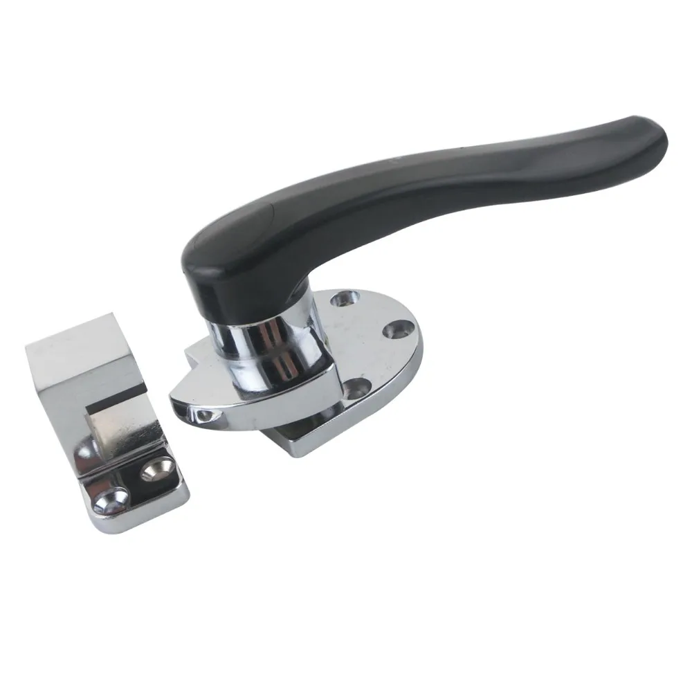 1pc Zinc Alloy Oven Door Handle Lock Right Opened Pull Handle Latch for Refrigerator Freezerin