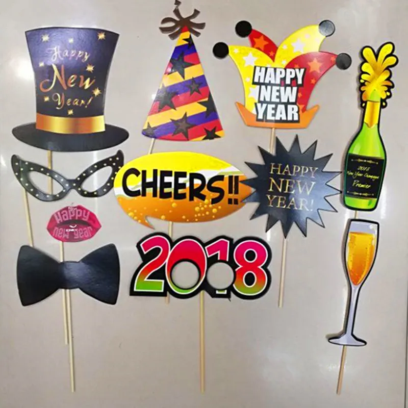 new year decorations to buy aliexpress buy happy new year 2018 photo booth props new year decorations to buy aliexpress buy happy new year 2018 photo booth props