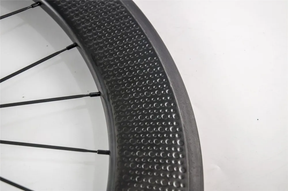 Новое поступление 80 мм dimpled wheelset OEM углеродная колесная с 25 мм шириной dimpled велосипедные колеса