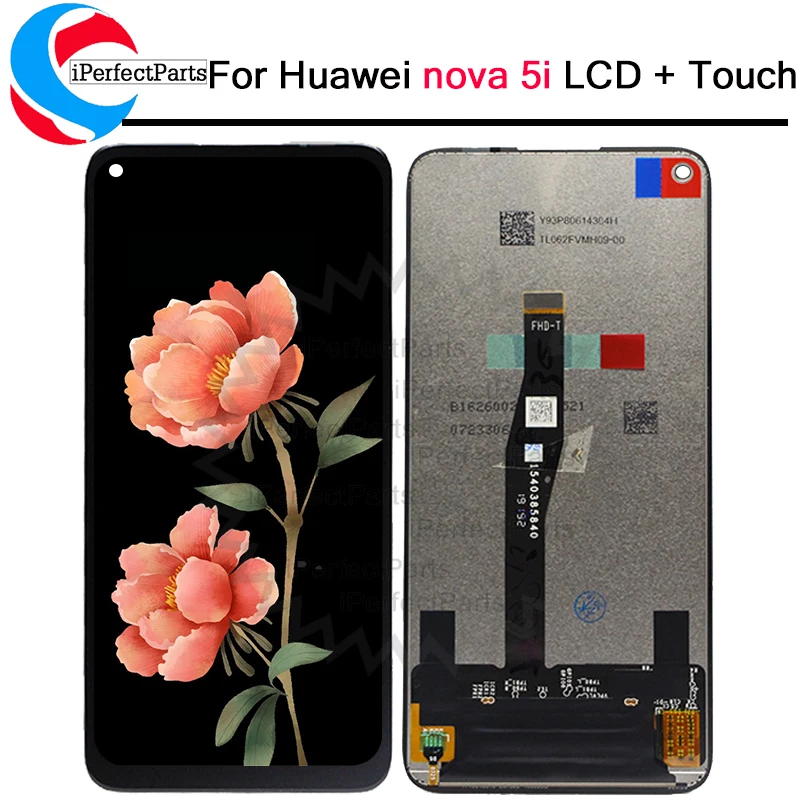 

6.4'' For Huawei nova 5i LCD Display Touch Screen Digitizer Assembly GLK-LX1/ LX2/ LX3/ LX1U/ AL00/ TL00 For Nova 5i lcd