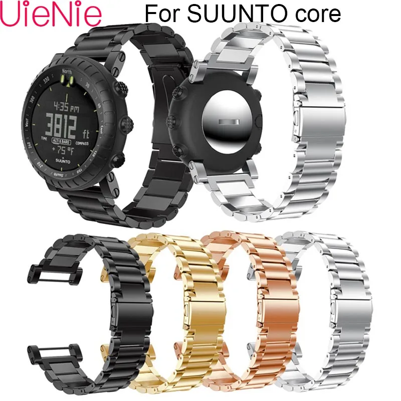 Ремешок для часов из нержавеющей стали для Suunto Core, умный ремешок для часов, браслет, регулируемый сменный ремешок для Suunto Core